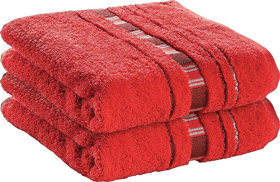 Erwin Müller Handtuch Handtuch "Achern" 2er-Pack, Frottier, Walk-Frottier U günstig online kaufen