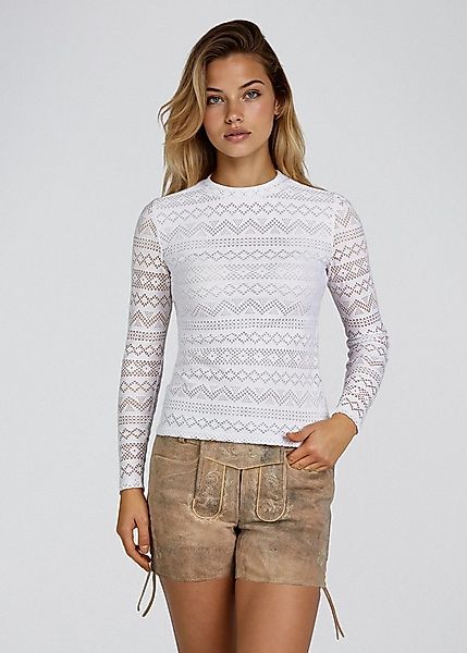 Spieth & Wensky Trachtenbluse Harper feine Lochstickerei günstig online kaufen