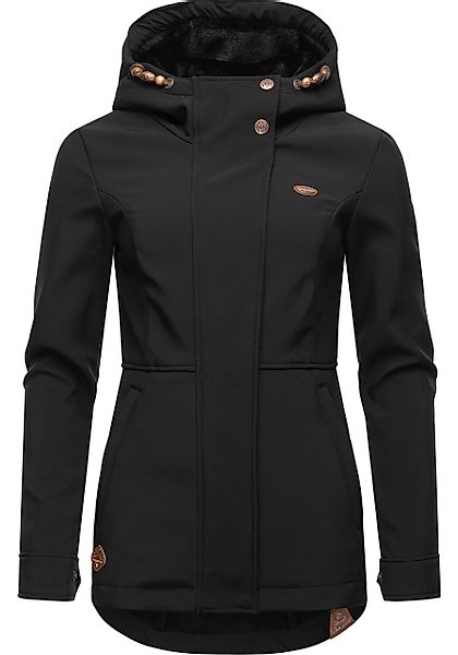 Ragwear Softshelljacke Yba sportliche Damen Outdoorjacke günstig online kaufen