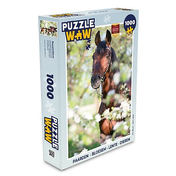 MuchoWow Puzzle Pferde - Blüte - günstig online kaufen
