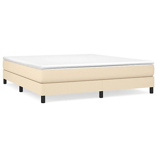 vidaXL Boxspringbett Creme 180x200 cm Stoff1394484 günstig online kaufen