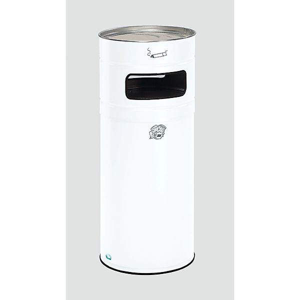 PROREGAL Robuster Kombiascher Mit 2 Fach Einwurf 104 Liter HxBxT 99 x 43,5 günstig online kaufen