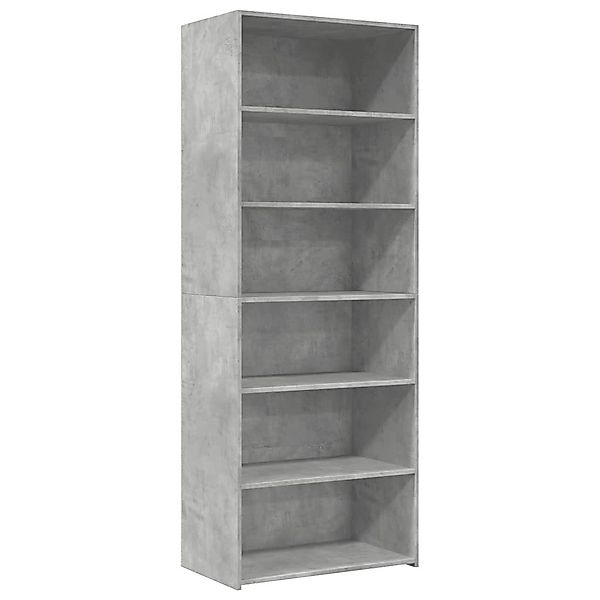 vidaXL Highboard Highboard Betongrau 70x41x185 cm günstig online kaufen