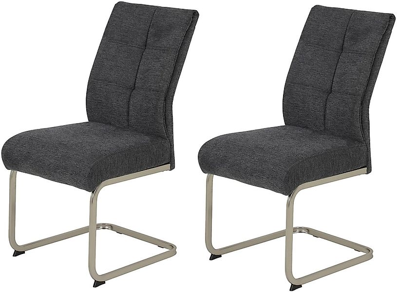 HELA Freischwinger Ines (Set, 2 St), bequeme Sitzbreite und Federkern Polst günstig online kaufen