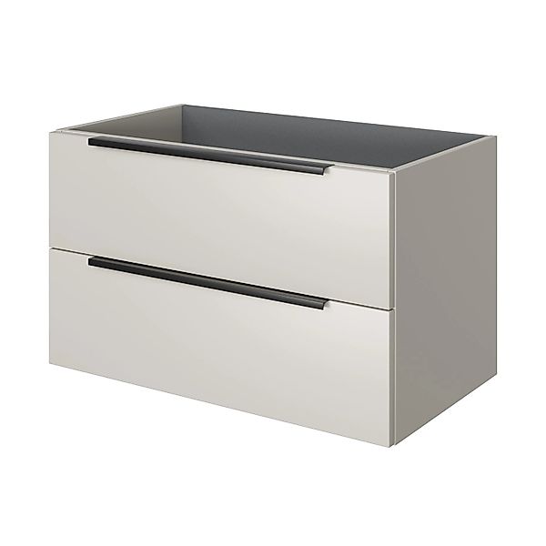 Pelipal Waschbeckenunterschrank Quantum 07 mit 2 Auszügen Kaschmir 80 cm günstig online kaufen