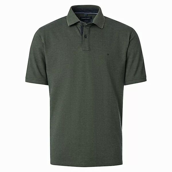 CASAMODA Poloshirt CasaModa Stretch-Polo Übergröße dunkelgrün melange günstig online kaufen