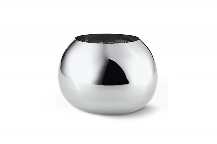 Bella Vase silber Ø 21 cm, Höhe 15 cm günstig online kaufen