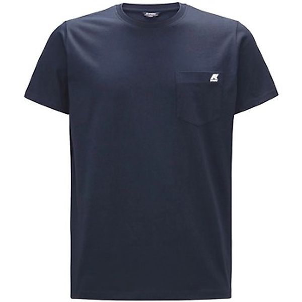 K-Way T-Shirt Herren Kurzarm T-Shirt Blau – Rundausschnitt & günstig online kaufen