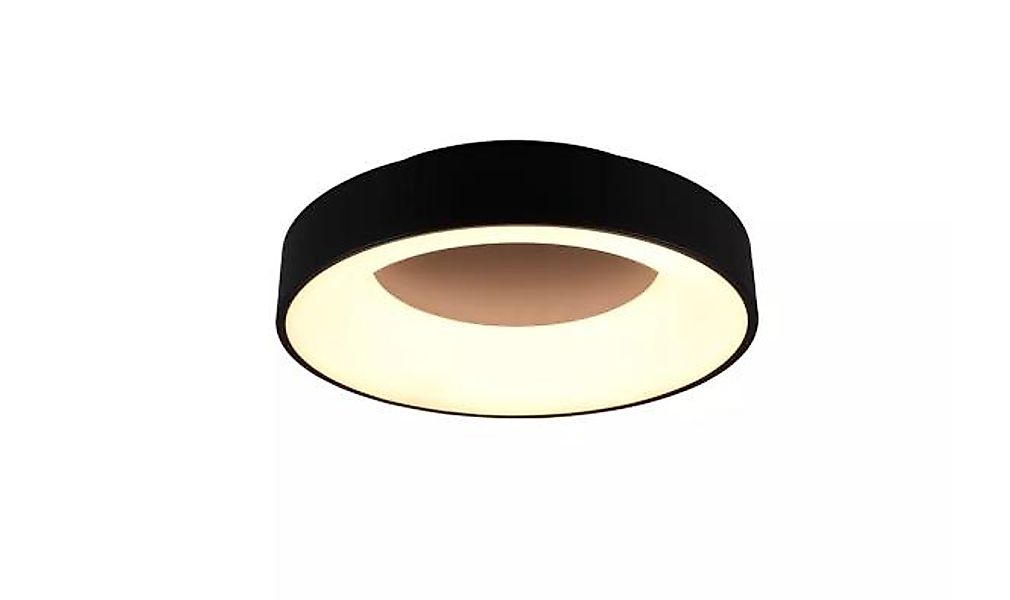 LED-Deckenleuchte ca. 45 cm Switch Dimmer Matt 1 Stück Metall Schwarz günstig online kaufen