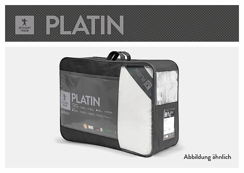 SPESSARTTRAUM Gänsedaunenbettdecke »Platin«, extrawarm, Füllung 100% Reine günstig online kaufen