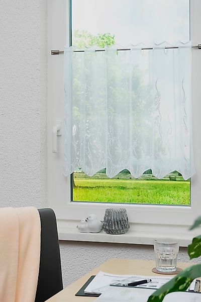 Stickereien Plauen Panneaux Lina, Stangendurchzug (1 günstig online kaufen