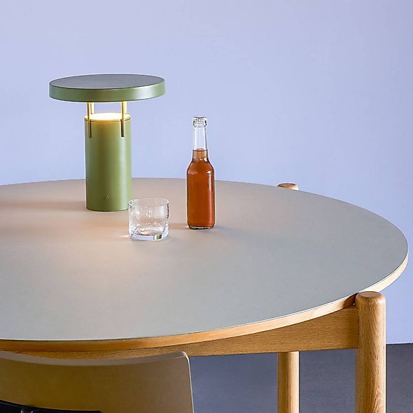 HÜBSCH LED-Akku-Tischleuchte BringMe Mini, grün, Höhe 20 cm günstig online kaufen