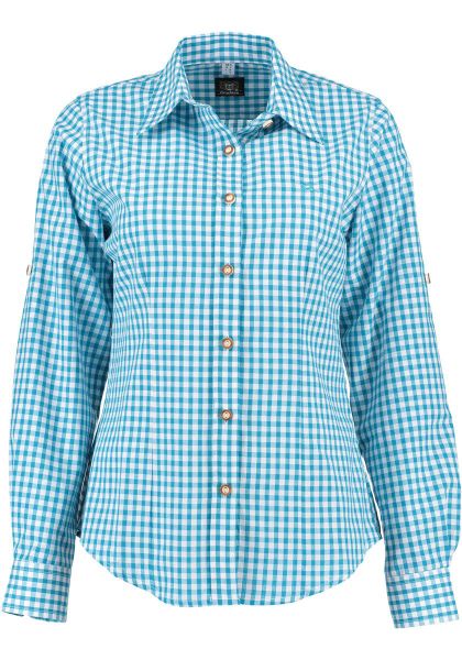 OS Trachten Trachtenbluse Qorru Taillierte Langarmbluse günstig online kaufen