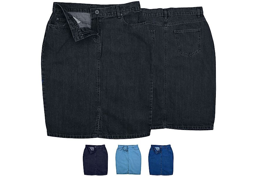 German Wear Jeansrock Trend462R Midi Denim Denim Trendiger Midi Rock Jeansr günstig online kaufen