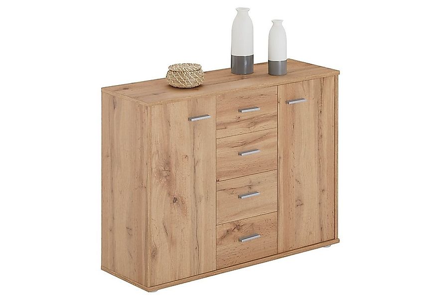 CARO-Möbel Highboard JAMIE, Sideboard Kommode Mehrzweckschrank für Wohnzimm günstig online kaufen
