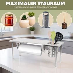 bremermann Küchenregal Küchenregal mit Rollenhalter und günstig online kaufen