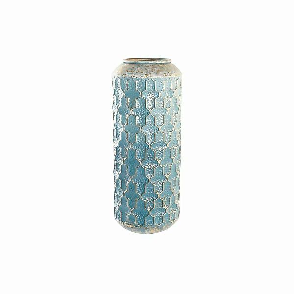 Vase Dkd Home Decor Abgenutzt Blau Metall Araber (25 X 25 X 66 Cm) günstig online kaufen
