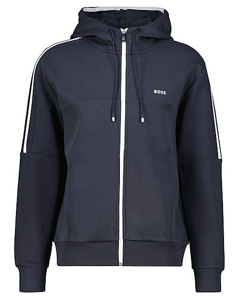 BOSS Sweatjacke Herren Sweatjacke SAGGYNOS mit Kapuze Regular Fit (1-tlg) günstig online kaufen