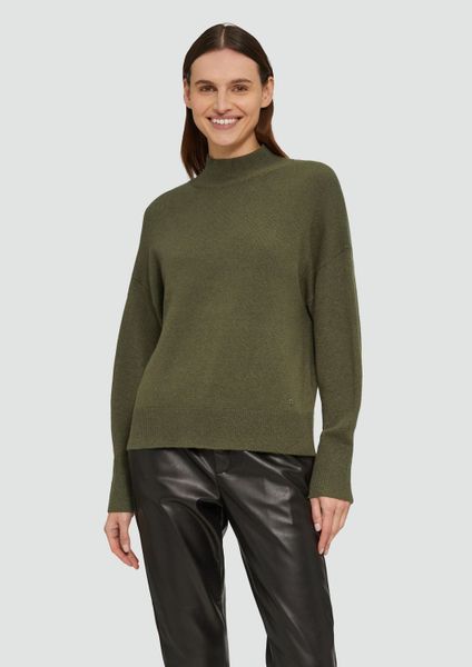 s.Oliver Stehkragenpullover Basic (1-tlg) Stehkragen, langarm, günstig online kaufen