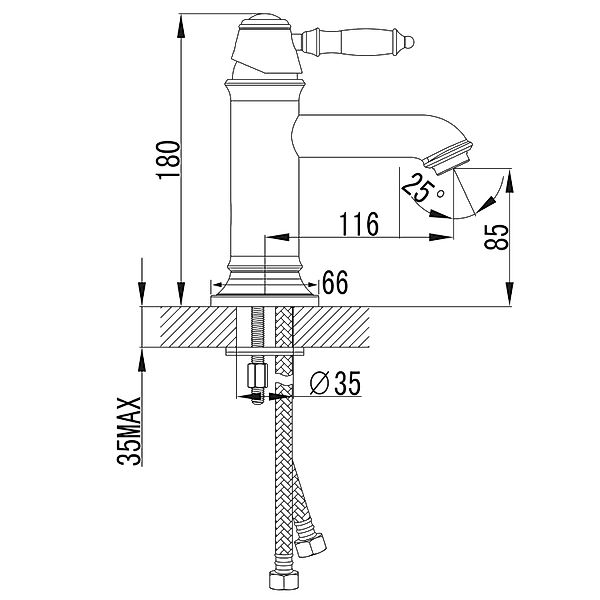 PaulGurkes Waschtischarmatur PGNX16 (Armatur) günstig online kaufen