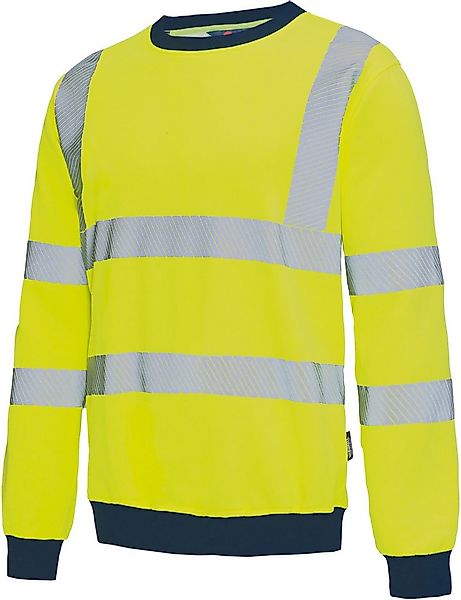 vizwell Sweatshirt Warnschutz Pullover reflektierend orange gelb Sweat mit günstig online kaufen