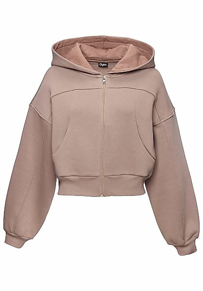 Copenhagen Studios Kapuzensweatjacke, in kurzer Form günstig online kaufen