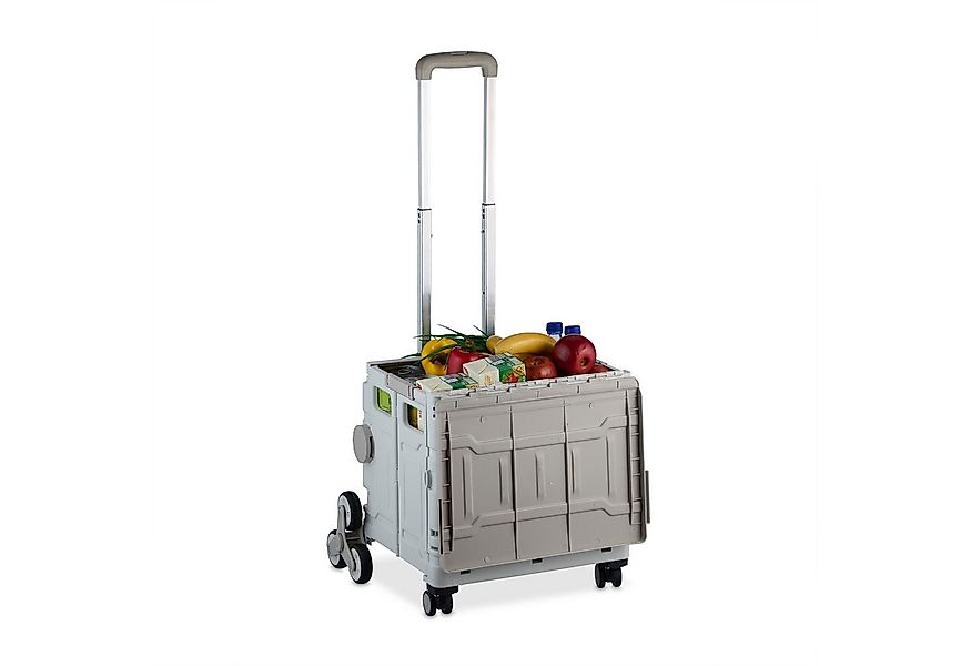 relaxdays Einkaufstrolley Treppensteig günstig online kaufen