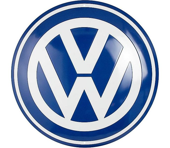 Nostalgic-Art Metallschild Blechschild 35 cm Rund - VW - Logo günstig online kaufen