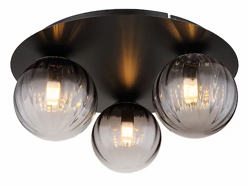 GLOBO LIGHTING Deckenleuchte »DALLERTA« G9 1 Stk. Deckenlampe Glas rauchfar günstig online kaufen