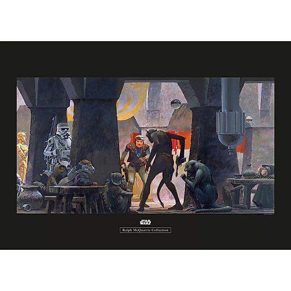 KOMAR Wandbild - Star Wars Classic RMQ Mos Eisley Streets - Größe: 70 x 50 günstig online kaufen