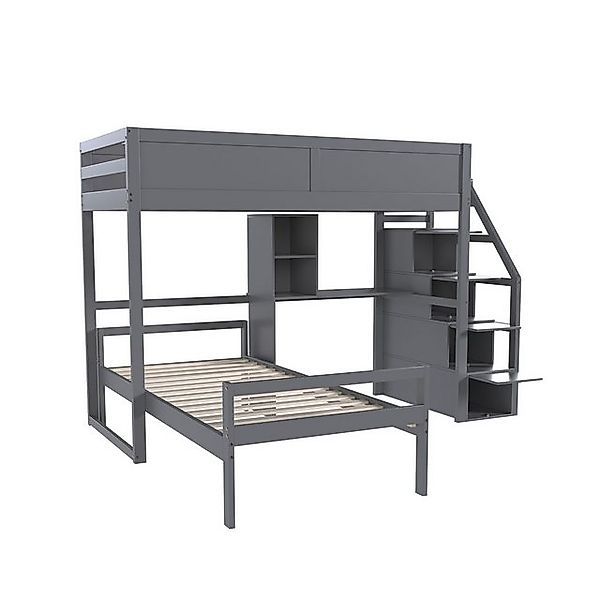 Tongtong Etagenbett,Jugendbett, Kinderbett, Zwei-in-Eins-Hochzaun-Design, S günstig online kaufen