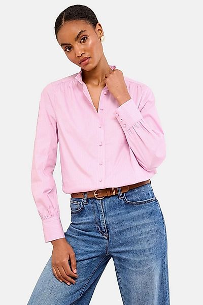 LIPSY Hemdbluse Lipsy Popelinehemd mit Grandadkragen, Regular (1-tlg) günstig online kaufen