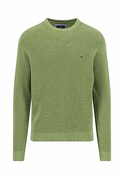 FYNCH-HATTON Strickpullover aus Baumwolle, normale Passform, hüftbedeckende günstig online kaufen