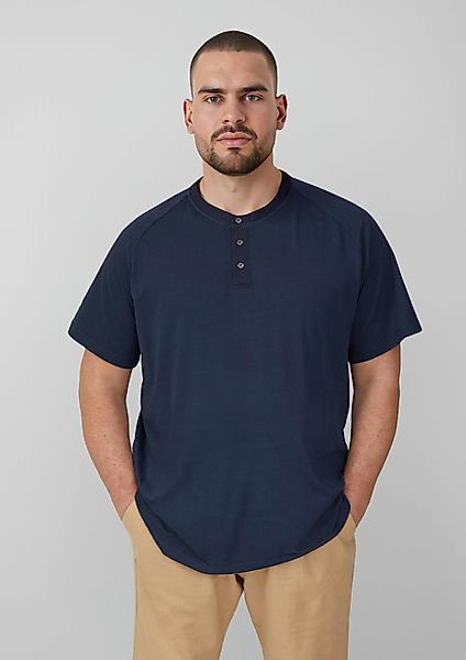 s.Oliver Kurzarmshirt Henley-T-Shirt mit Raglanärmeln und günstig online kaufen