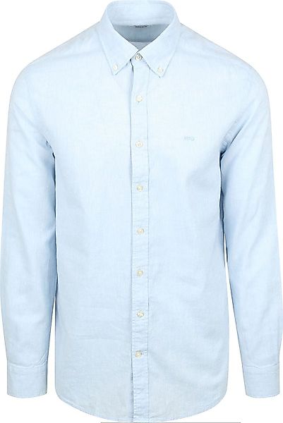 McGregor Hemd Linen Blend Hellblau - Größe XL günstig online kaufen
