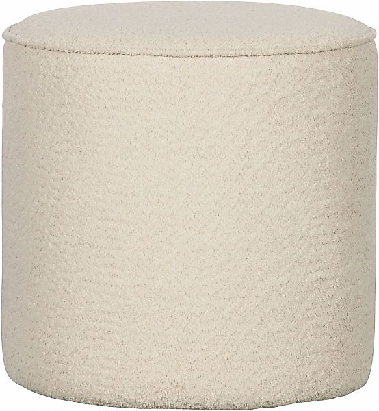 WOOOD Hocker "Sara", weich gepolstert, runde Form, H 46 cm x Ø 46 cm günstig online kaufen