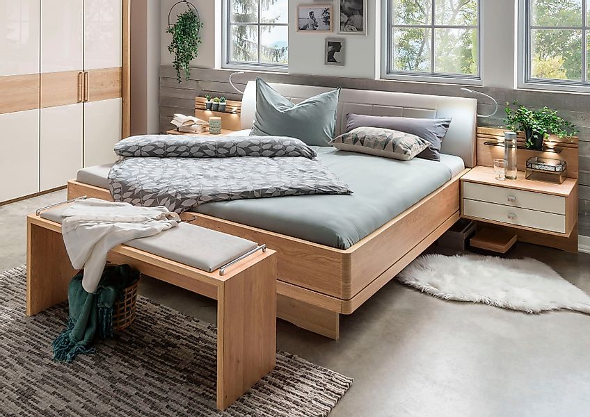 WIEMANN Bett Kiruna, Bettgestell, Bettrahmen, Eiche günstig online kaufen