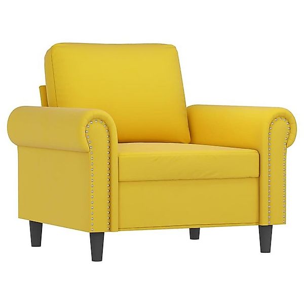 vidaXL Sofa Sessel Gelb 60 cm Samt günstig online kaufen