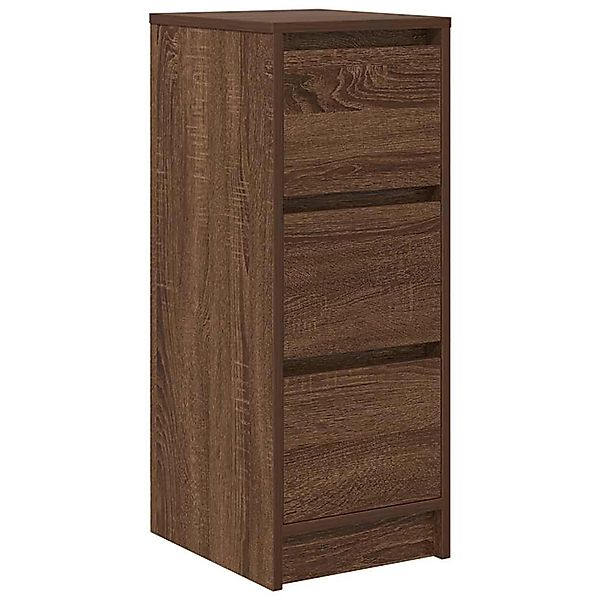 vidaXL Sideboard Braun Eichen-Optik 29,5x34x76 cm Holzwerkstoff 861640 günstig online kaufen