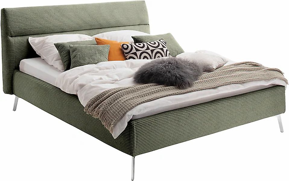 Home affaire Polsterbett »Elvo, weichgepolstertes Kopfteil, wahweise Überlä günstig online kaufen