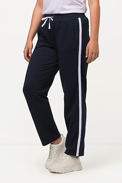 Ulla Popken Funktionshose Jogginghose Elastikbund Seitenstreifen günstig online kaufen