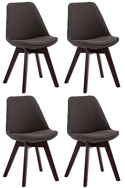 CLP Esszimmerstuhl Borneo V2 Stoff (4er günstig online kaufen