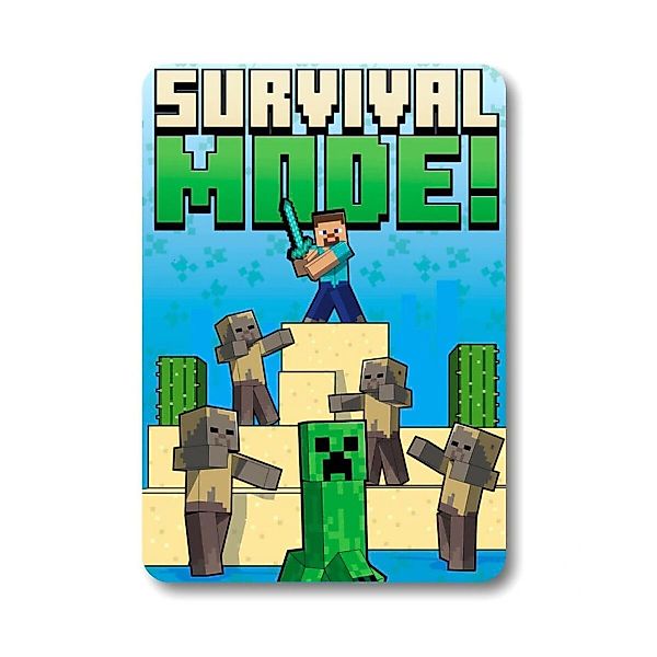 Wohndecke Minecraft Kuscheldecke Weiche Fleecedecke 140x100cm, günstig online kaufen