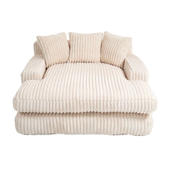 LVHOM Polsterliege 155x125x63cm Schlafsofa mit 3 günstig online kaufen