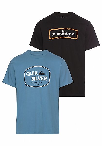Quiksilver T-Shirt "JUST FRAMED LOCKUP SHORT SLEEVE PACK YM" 2 Stk. tlg. Do günstig online kaufen