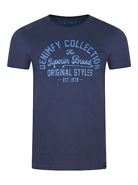 DENIMFY Tshirt Herren Baumwolle Regular Fit DFNuri 4er Pack Set günstig online kaufen