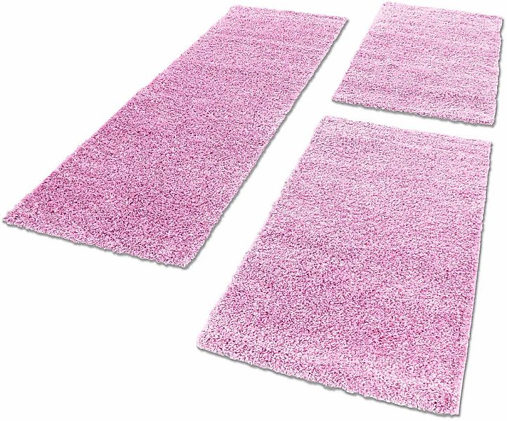 my home "Shaggy 30" Höhe 30 mm 3 Stk. tlg. gewebt, 2- oder 3-teilig, Bettvo günstig online kaufen