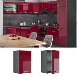 Vicco Hängeschrank R-Line, Rot Hochglanz/Anthrazit, 40 günstig online kaufen