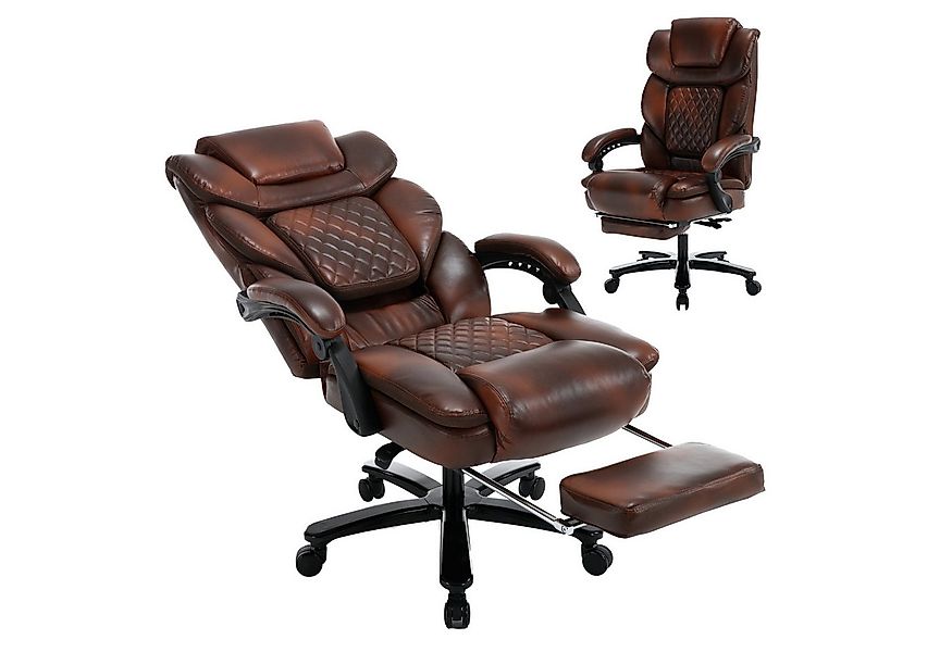 AISALL Bürostuhl Ergonomischer Computerstuhl, 90-160° Verstellbare Rückenle günstig online kaufen