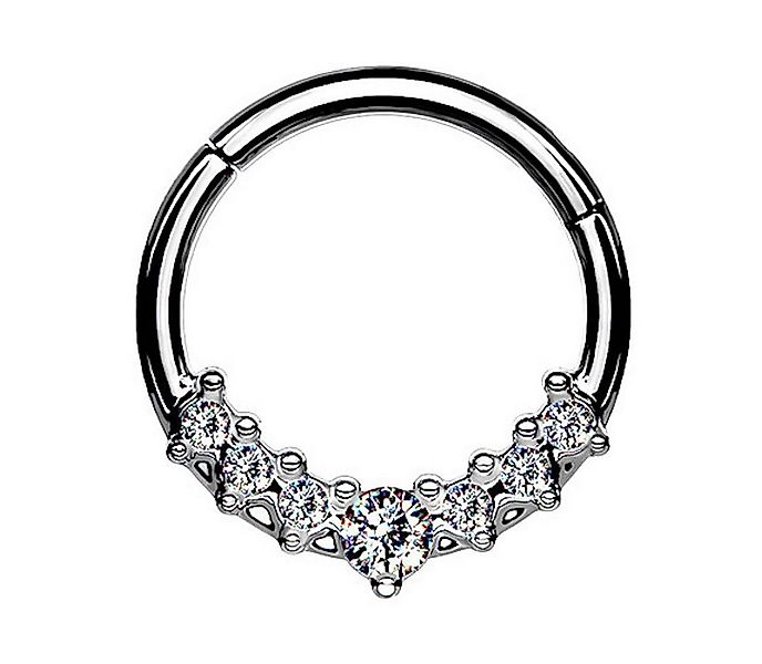 Taffstyle Nasenpiercing Septum Piercing Ring Segmentring Clicker Scharnier günstig online kaufen